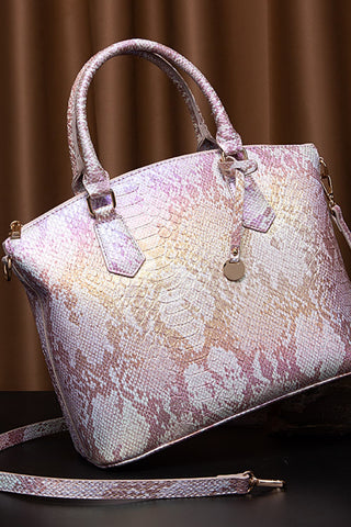 Embossed Dux Handbag