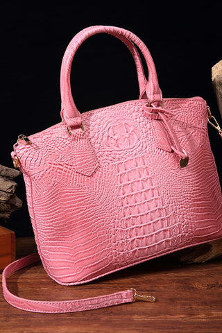 Embossed Dux Handbag