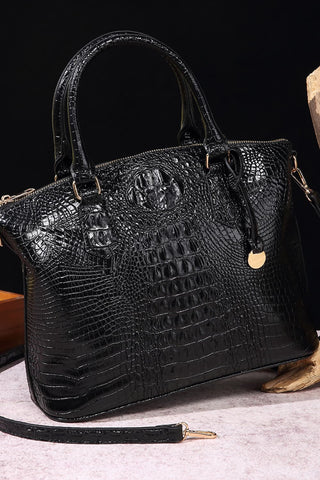 Embossed Dux Handbag