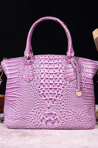 Embossed Dux Handbag