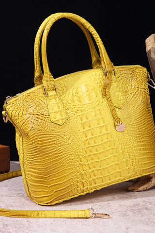 Embossed Dux Handbag