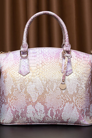 Embossed Dux Handbag