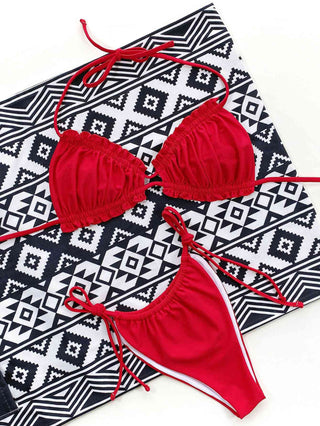 Halter Neck Bikini Set