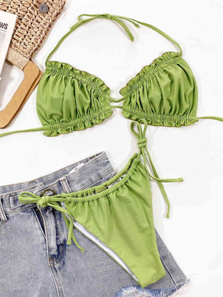 Halter Neck Bikini Set