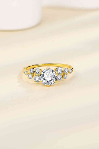 1 Carat Moissanite 925 Sterling Silver Ring